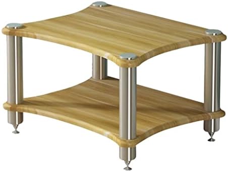 Modern White 3-Tier TV Stand with Speaker Storage - Stylish AV Shelf for Living Room, Media Console & Audio Equipment Organizer, Perfect Home Entertainment Solution