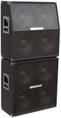 Seismic Audio - 412 & Slant Top 412 Guitar Speaker Cabinet 800 Watts Full Stack Combo PRO Audio