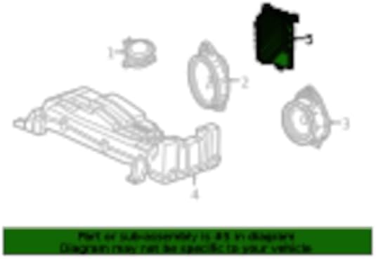 GM Genuine Parts 84813325 Radio Speaker Amplifier