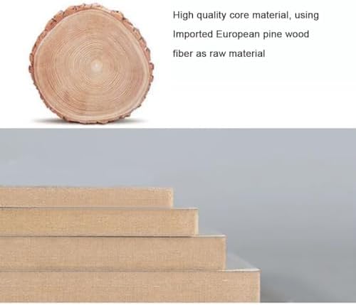 4-Tier HiFi AV Shelf - Solid Wood Audio Rack for Record Player and Equipment Storage