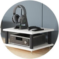 Multi-Layer Audio Cabinet | Floor-Standing AV Equipment Rack | Stylish Record Player Stand | Modern Entertainment Media Unit | Functional Storage for Home Theater
