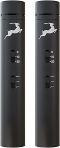 Antelope Audio Edge Note Small Diaphragm Condenser Microphone (2 Pack) — XLR Multipurpose Pencil Condenser Mic for Drums & Vocals — Professional Stereo Cardioid Studio Mic for Recording & Live Sound