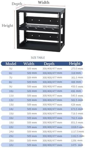 Wall Mounted AV Media Stand - Steel Audio Rack, Floating Stereo Cabinet with Adjustable Shelves, 2-Tier Media Storage for DVD & Components (50.9x40x27.35cm)