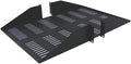 3043-N Double Sided 2U Vented Rack Mount Cantilever Shelf for 19 in. Network Equipment Rack Black