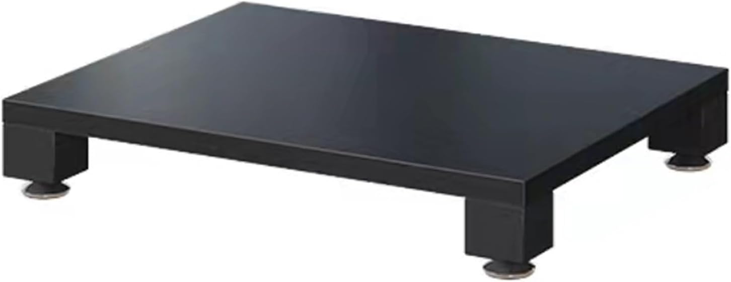 Heavy Duty Audio Component Rack,Stereo Rack,Record Player Stand,Design AV Media Stand,Movable Audio Rack Tower Player Stand,Storage for Entertainment Stereo Component(Deep Black,60x48x10cm)