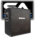 Seismic Audio - 410 Bass Guitar Speaker Cabinet with Horn PA DJ 400 Watts 4x10 4 10