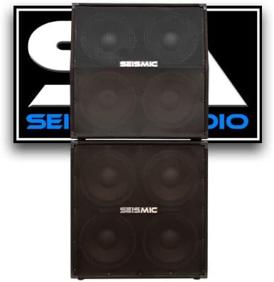 Seismic Audio - 412 & Slant Top 412 Guitar Speaker Cabinet 800 Watts Full Stack Combo PRO Audio