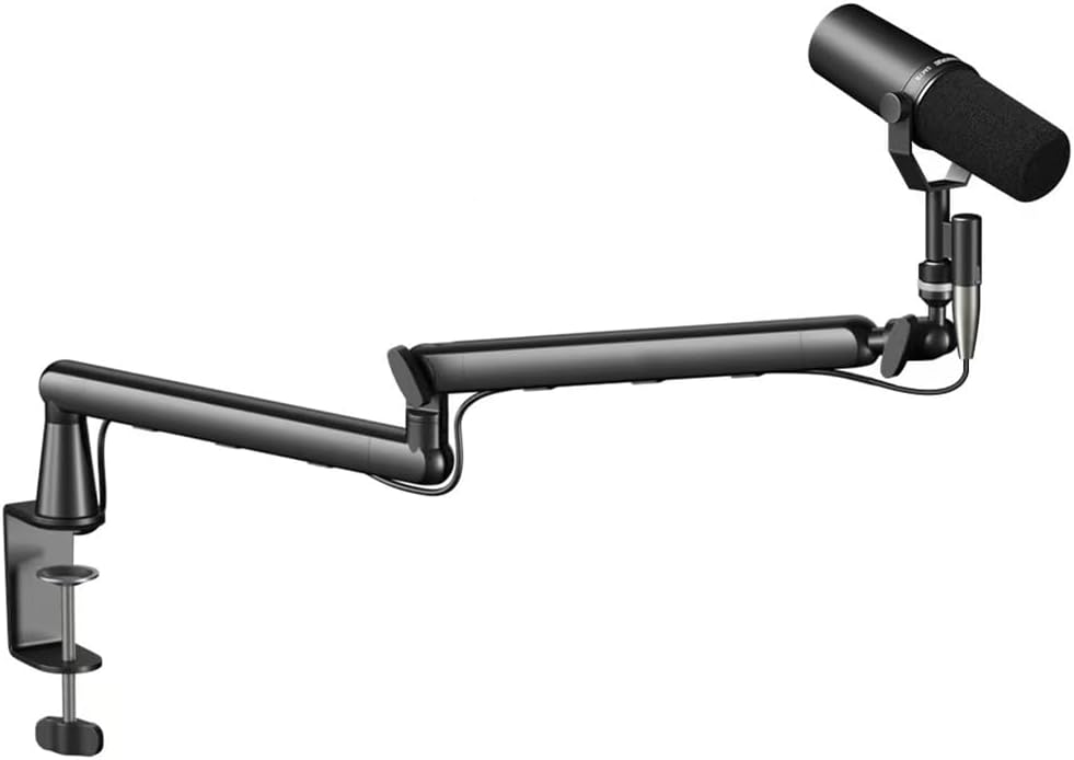 Rode PodMic Cardioid Dynamic Broadcast Microphone with Lowpro Microphone Boom Arm and XLR Cable