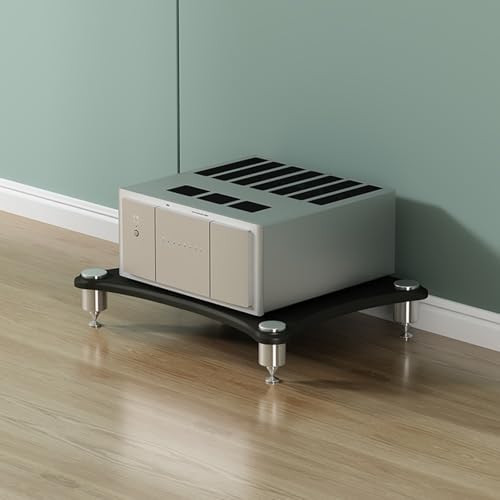 Modern Stereo Cabinet - Audio Rack for Home Theater, AV Media Stand, HiFi Audio Stand, Durable Stereo Stand & Media Rack, Stylish Audio Cabinet for Organizing Equipment