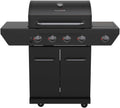 Nexgrill 4-Burner Propane Gas Grill with 2-In-1 Charcoal Tray & Side Burner, Stainless Steel Frame, 626 SQ In Total Cooking Space, 60,000 BTUs, BBQ Grill Perfect for Outdoor Gatherings - 720-1141