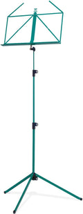K&M Konig & Meyer 10010.000.60 Colorful Music Stand | Large Deep Desk | Sturdy Base | Adjustable 3pc Telescopic Design | Folding Compact | Pro Grade for Musicians | German Made | Green