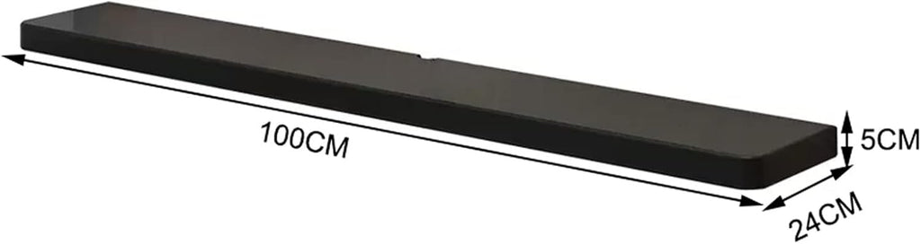 Wall Shelf Wall mounted TV Cabinet Floating Shelf TV Console Audio-visual Equipment Shelves Office Storage Shelf Book Shelf Gaming Shelf TV Stands Wall Unit Decor TV Board Ledge Display Shelf Black