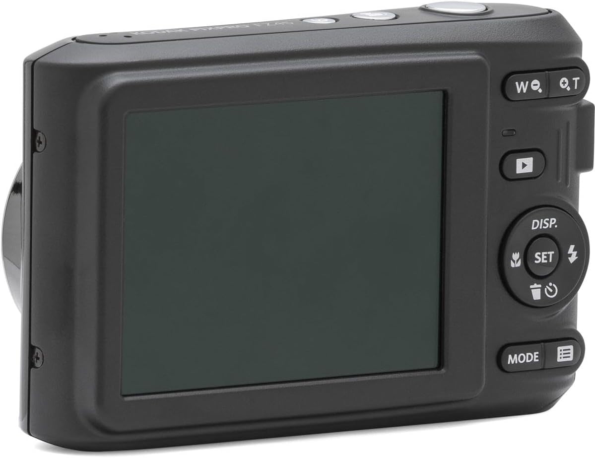 Kodak PIXPRO FZ45 Digital Camera, 16MP Point & Shoot with 4X Optical Zoom, 27mm Wide Angle, 2.7 Inch LCD, 1080p Video, Black