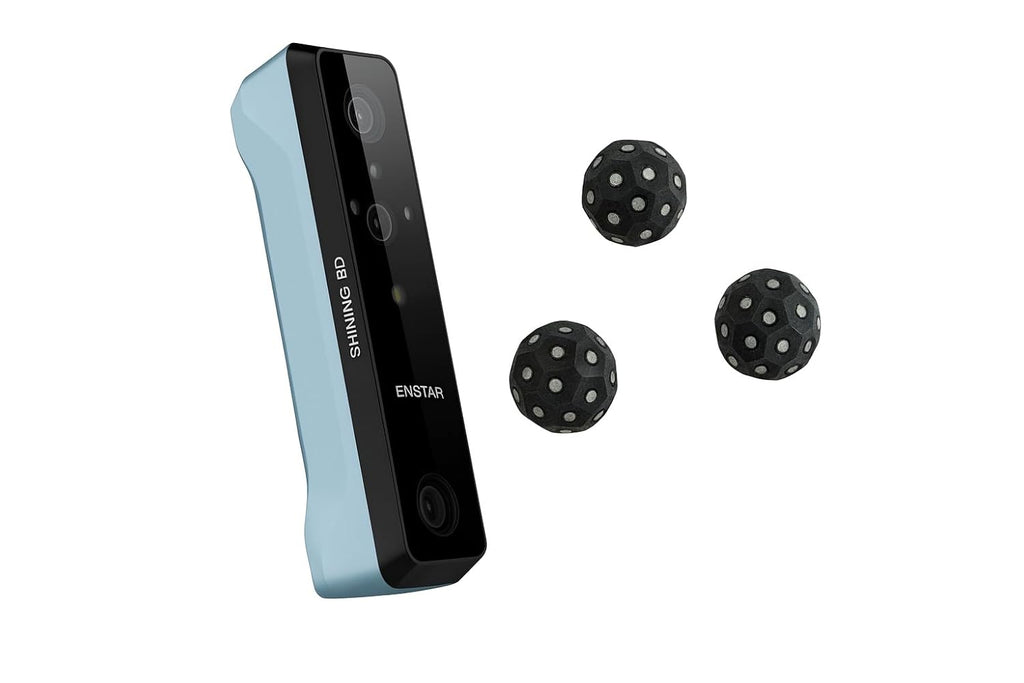 EinStar Portable Handheld 3D Scanner- Equipped with 3 Infrared VCSEL Projectors, 2 Stereo Depth Cameras & 1 RGB Camera, Art Scanner, 3D Scanners with Scanning Speed up to 14 FPS, Point Gap Up to 3mm