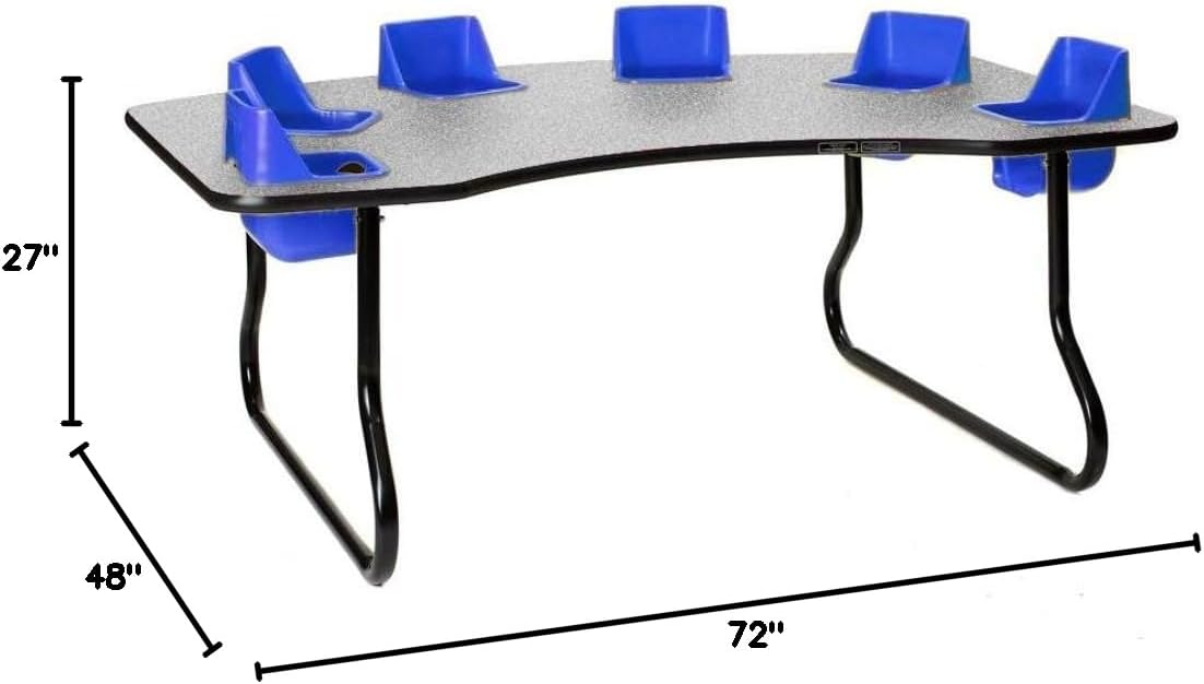 Toddler Table 6 Seat Table, 27' Tall
