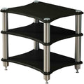 Home Audio Equipment Cabinet Professional Amplifier Rack HiFi Audio Equipment Cabinet Multi-Functional Audio Cabinet 3 Layers of Stable Support Does not Hurt The Floor (Color : Black, Size : 3st flo