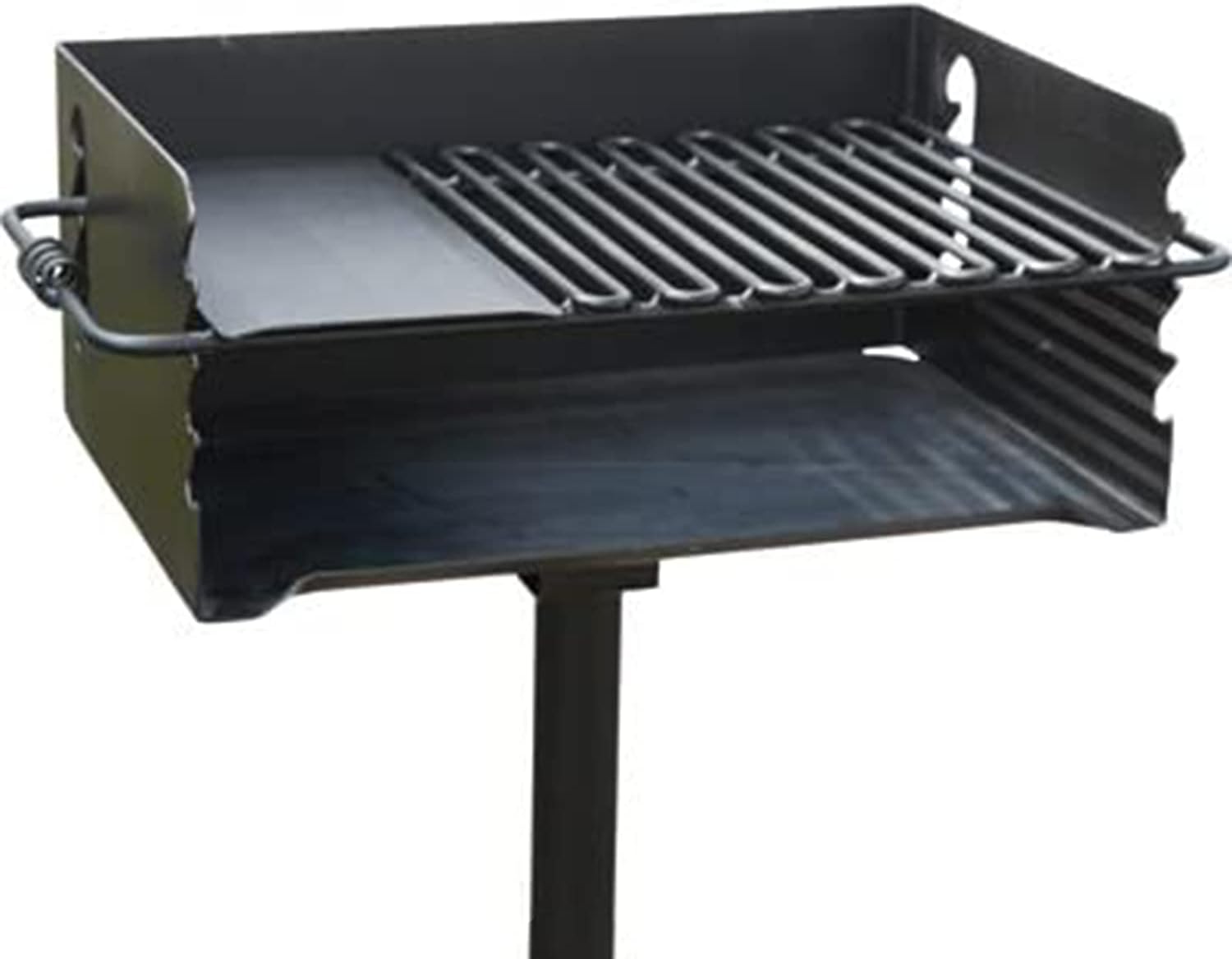 Pilot Rock 3 Pack Charcoal Grill, Jumbo Park Style Steel Outdoor BBQ, CBP-247