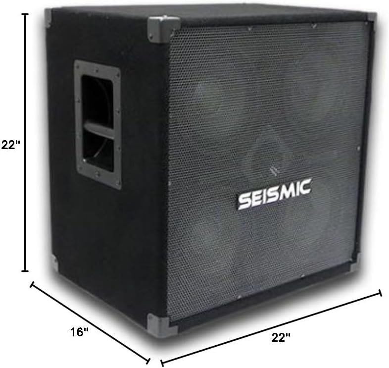 Seismic Audio - SA-4x8PKG1 - Pair of 4x8 Bass Speaker Cabinets