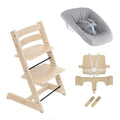 Stokke Tripp Trapp High Chair 2, Natural (Includes Chair & Baby Set) with Newborn Set - Safe, Adjustable, Ergonomic Design