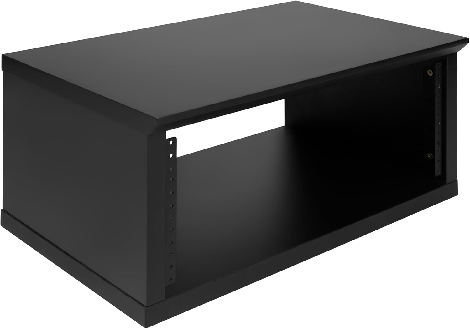 Gator Frameworks Elite Furniture Series 4U Wood Desktop Studio Rack in Standard Black Finish (GFW-ELITERK-4U-BLK)
