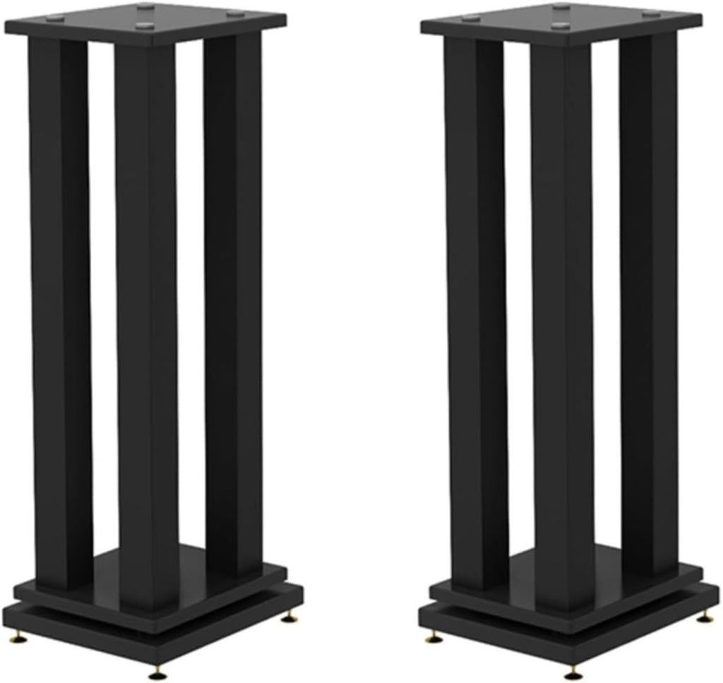 Aimery Floor Speaker Stands Pair, Professional Audio Stand Brackets, Metal Steel Floor Standing, Bookshelf Speaker Stands, Stand for Speakers(60cm/23.6in)