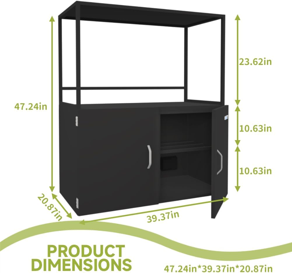 300L 3D Printer Filament Storage Stand with Dehumidifier | Industrial Sealed Dehumidifying Cabinet Holds 160 Rolls -Compatible with PLA/ABS/TPU (300L Black)