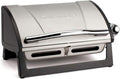 Cuisinart Grillster Portable Gas Grill, Stainless Steel Compact BBQ Grill with Locking Lid for Easy Transport, 8000 BTU Propane Grill with Dishwasher Safe Cooking Grate, Small Grill for Camping & BBQs