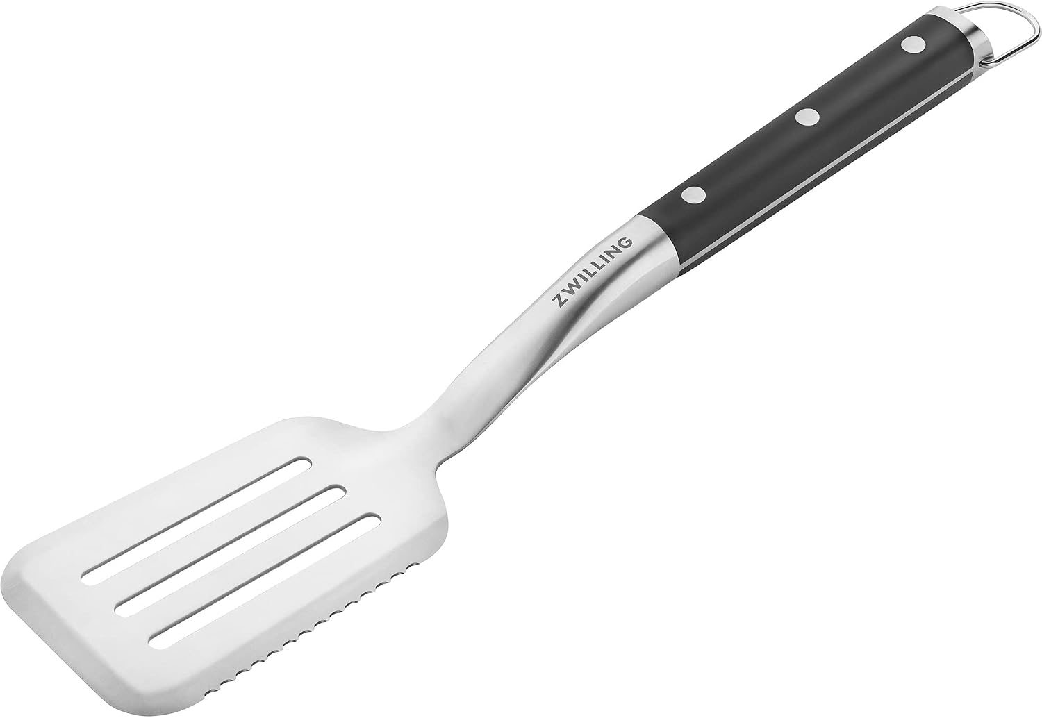 ZWILLING BBQ+, 5-pc Grill Tool Set, Grill Spatula, Grill Tongs, Grill Fork, Basting Brush, Chef's Wrap, Made from Durable and Corrosion-Resistant Stainless Steel, Travel Friendly, Easy-to-Clean