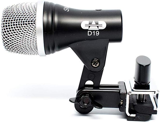 CAD Stage 7 Drum Microphone Pack with Short Tripod Microphone Stand & 7 x XLR Cable Bundle