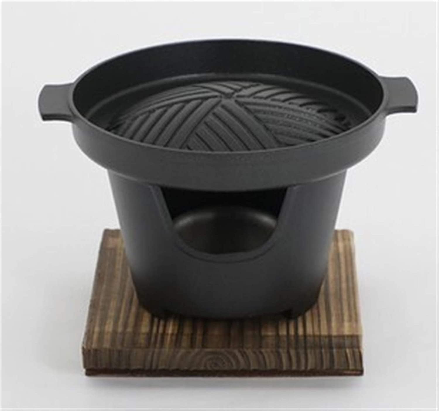 Barbecue Charcoal Grill Household Single Man Mini Outdoor Indoor Barbecue Charcoal Grill Table Grill BBQ Korean Cuisine Non-Stick Barbecue Dish Hotel