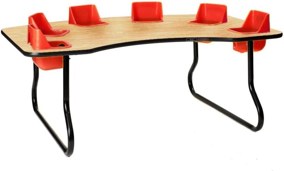 Toddler Table 6 Seat Table, 27' Tall