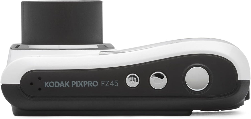Kodak PIXPRO Friendly Zoom FZ45-WH 16MP Digital Camera with 4X Optical Zoom 27mm Wide Angle and 2.7' LCD Screen (White)