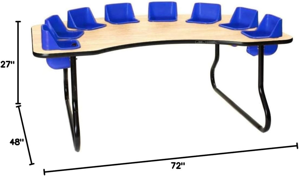 Toddler Table 8 Seat Table, 27' Tall