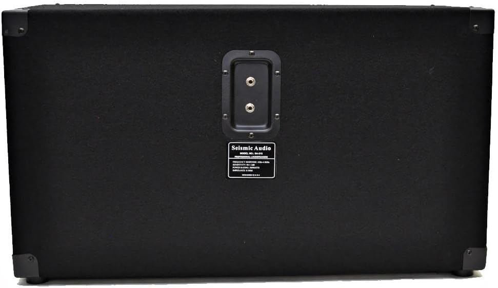 Seismic Audio - SA-212Empty-USA - Empty 2x12 Guitar Speaker Cabinet with Interchangeable USA Grille