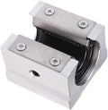 4pcs Linear Bearing Slides, Model SBR10UU-SBR25UU, Length 10-25mm,mainly Used for CNC Parts, 3D Printer Parts, Precision Machine Tools(SBR10UU)