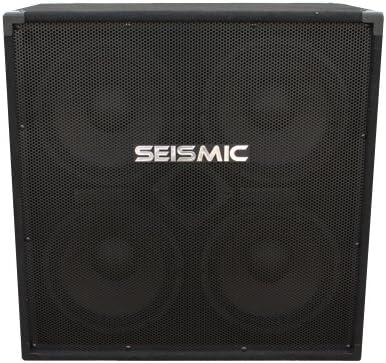 Seismic Audio - 410 Bass Guitar Speaker Cabinet with Horn PA DJ 400 Watts 4x10 4 10