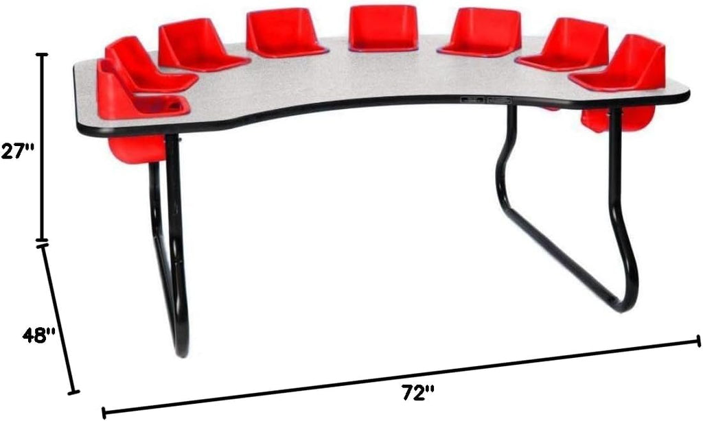 Toddler Table 8 Seat Table, 27' Tall