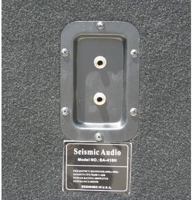 Seismic Audio - 410 Bass Guitar Speaker Cabinet with Horn PA DJ 400 Watts 4x10 4 10