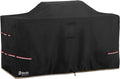 Bitubi 78 Inch Island Grill Cover - 600D Heavy Duty Waterproof All Weather Protection Extra Large Grill Cover,Black
