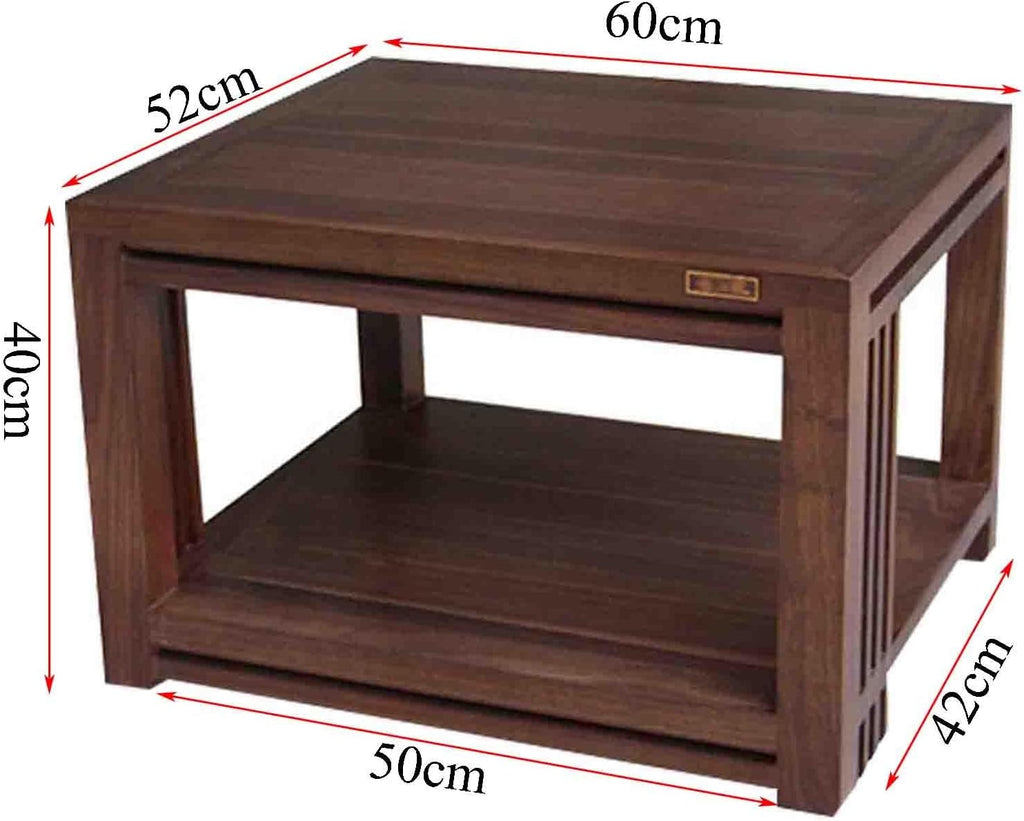 Home Audio Equipment Cabinet HiFi Audio Equipment Cabinet Multi-Functional Multi-Layer Audio Cabinet Solid Wood to Create a Strong Bearing Force Does not Crack Safe and Durable (Color : Walnut Colour