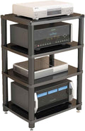 Amplifier Cabinet Cinema Audio Equipment Cabinet Professional Amplifier Bracket Bracket Audio Cabinet Equipment Cabinet Multi-Function Multi-Layer Audio Bracket Steel Bracket (Size : 4st Floor)