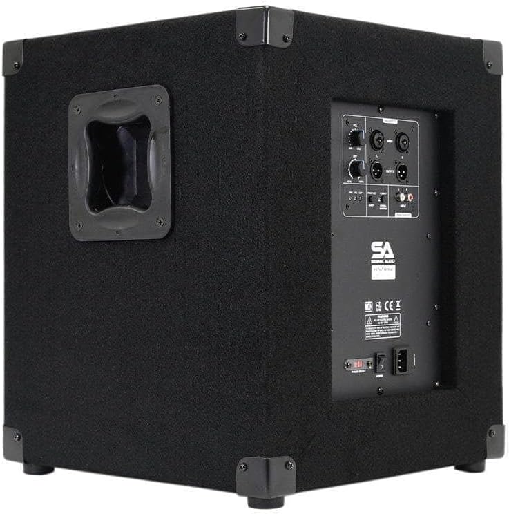 Seismic Audio Mini-Tremor Powered 12-Inch Pro Audio/DJ Subwoofer Cabinet Active 12-Inch Subwoofer