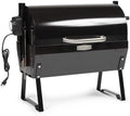Ash & Ember 4W Rotisserie Spit Roaster Grill, Rated 33 LB, Horizontal Adjustable Spit Rod for Outdoor Charcoal BBQ with Hood, Roast Chicken, Lamb, Pig, Beef
