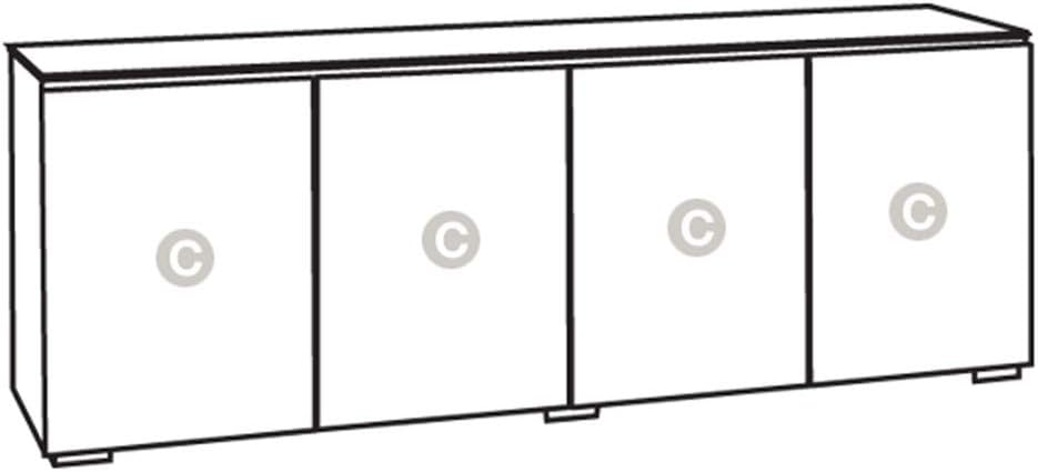 Salamander Lancaster 347 AV Cabinet (Barnboard Oak)