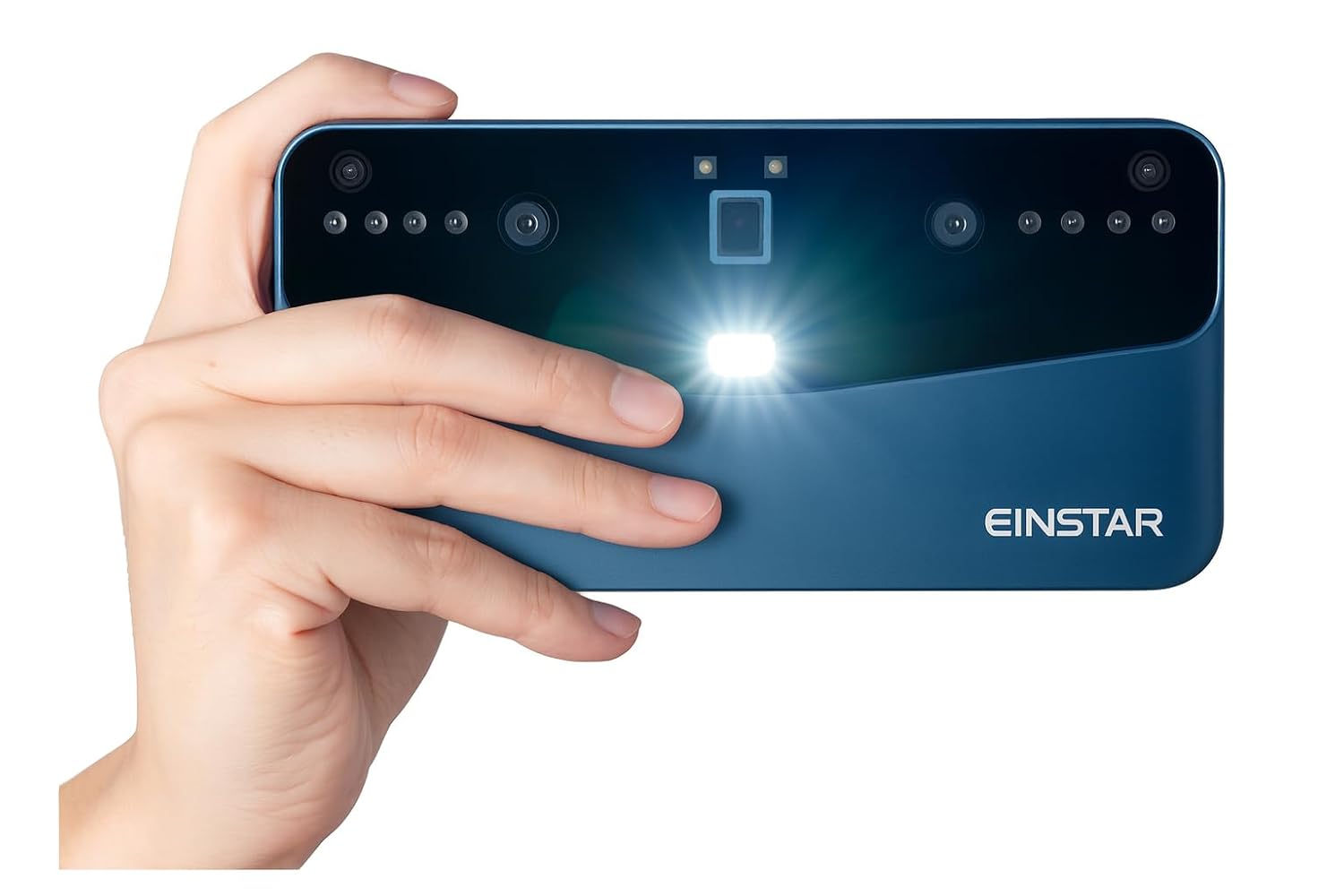 Einstar Vega 3D Scanner - 48 MP, 6.4'', 2K OLED, Built-in 5000mAh Battery, 8-core CPU, 2.4GHz, 32 GB LPDDR4 Memory, High Resolution, Handheld & Wireless Scanner, Portable Scanners, 3D Printers Tools