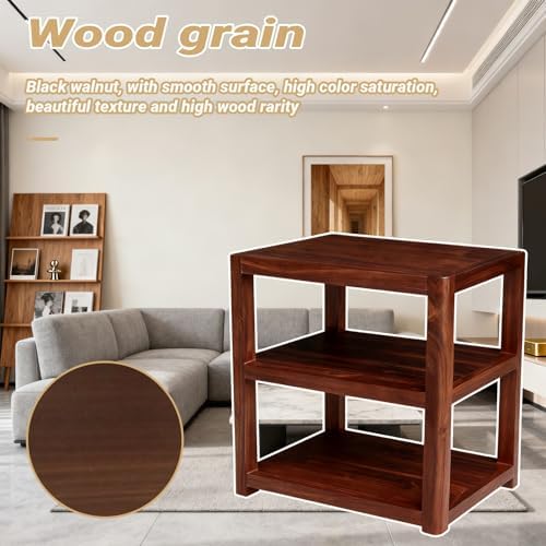 AV Media Stand for Audio & Video, Stereo Rack Cabinet for Entertainment Center, Component Storage & Display Tower (23' x 20' x 15') - Modern Home Furniture