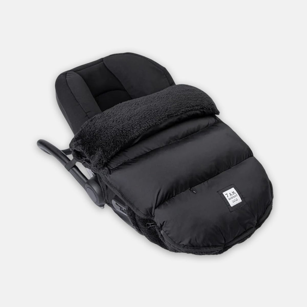 7 A.M. 7AM Enfant Universal Stroller Footmuff - Water Repellent Winter Bunting Bag for Strollers & Car Seats, Soft Micro-Fleece & Plush Lined Stroller Footmuff for Baby Boy & Girl | PlushPOD