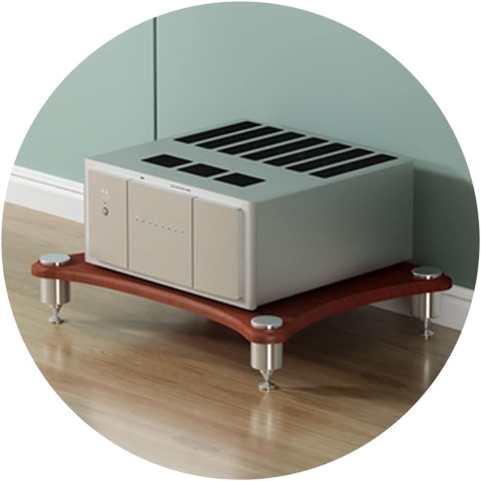 3-Tier HiFi Speaker Rack - AV Equipment Cabinet & TV Stand for Amplifiers Home Theater and Audio Systems - Modern Stackable Design for Optimal Sound Quality