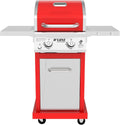 Nexgrill Deluxe 2-Burner Gas Grill with 401 SQ In Grate, 28000 BTUs, Stainless Steel Control Panel & Foldable Side Table, Propane BBQ Grill for Outdoor Cooking, Patios, Backyards and More - 720-0864R