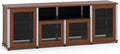 Salamander Synergy 345 - Cherry with Aluminum Posts Quad AV Cabinet
